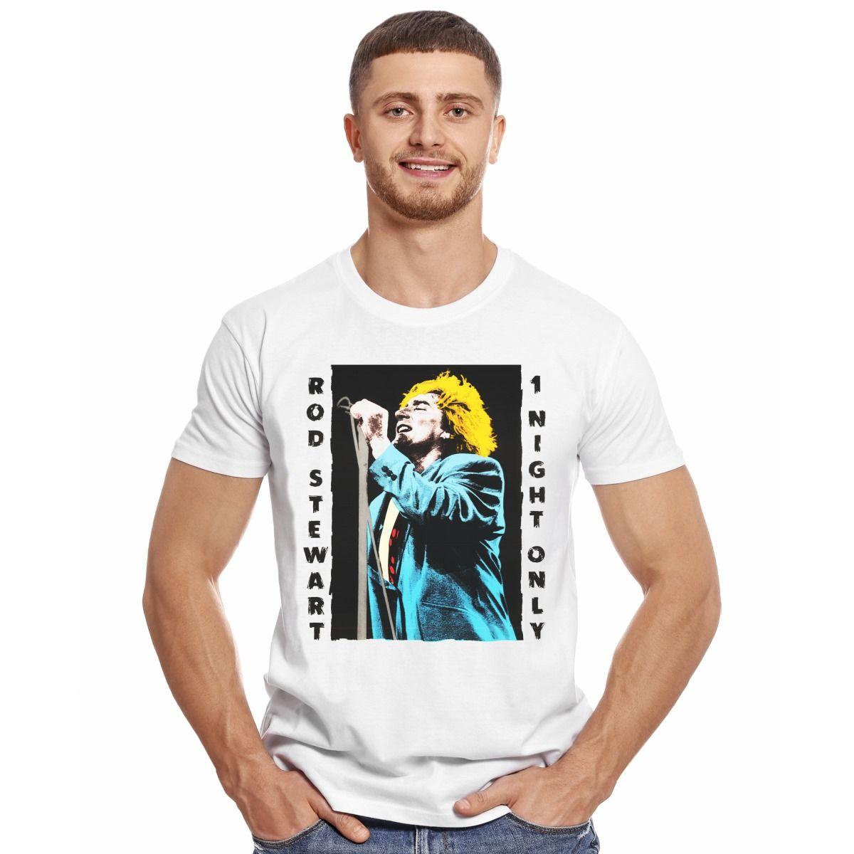 ROD STEWART 1 NIGHT ONLY POSTER POLERA MANGA CORTA HOMBRE-2