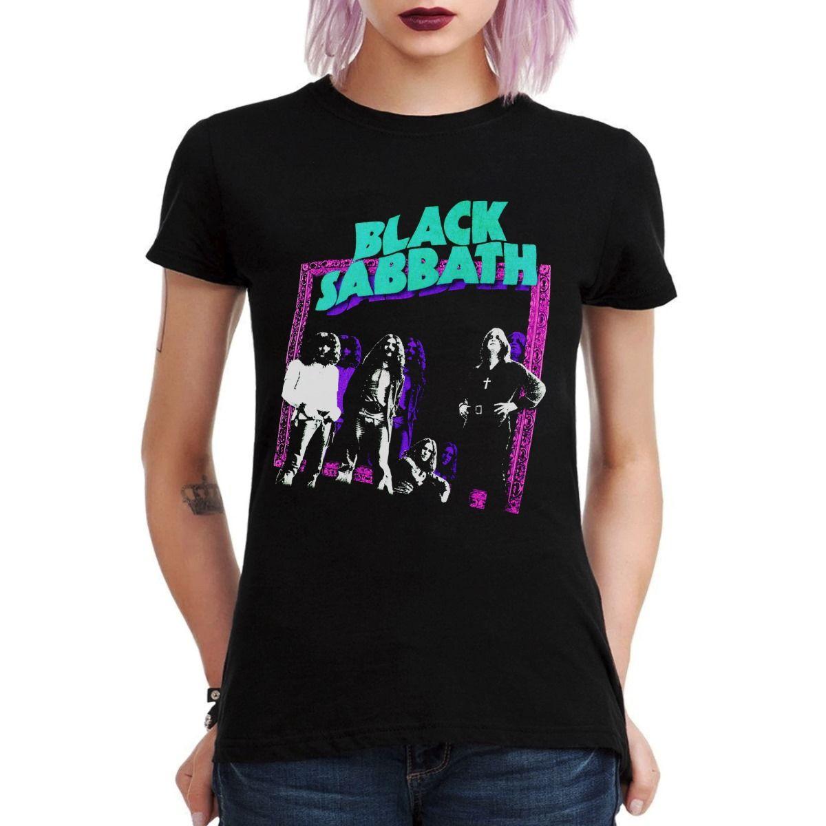 BLACK SABBATH MIRROR POLERA MUJER-2