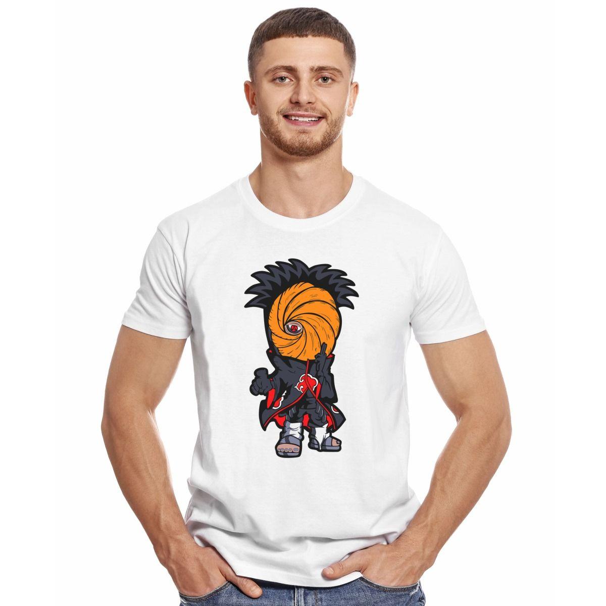 NARUTO AKATSUKI OBITO  UCHIHA CHIBI POLERA MANGA CORTA HOMBRE-2