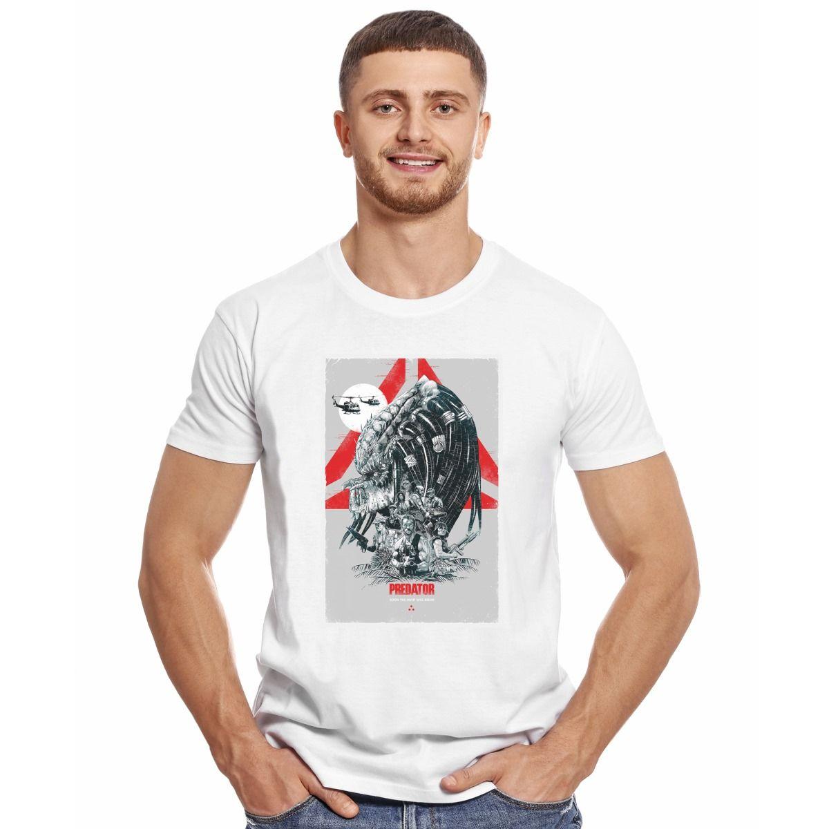 DEPREDADOR SOON THE HUNT WILL BEGIN POLERA MANGA CORTA HOMBRE-2