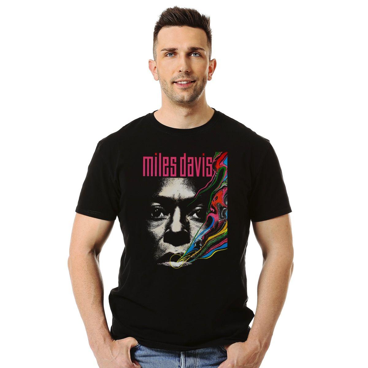 MILES DAVIS FACE COLORS POLERA MANGA CORTA HOMBRE-2