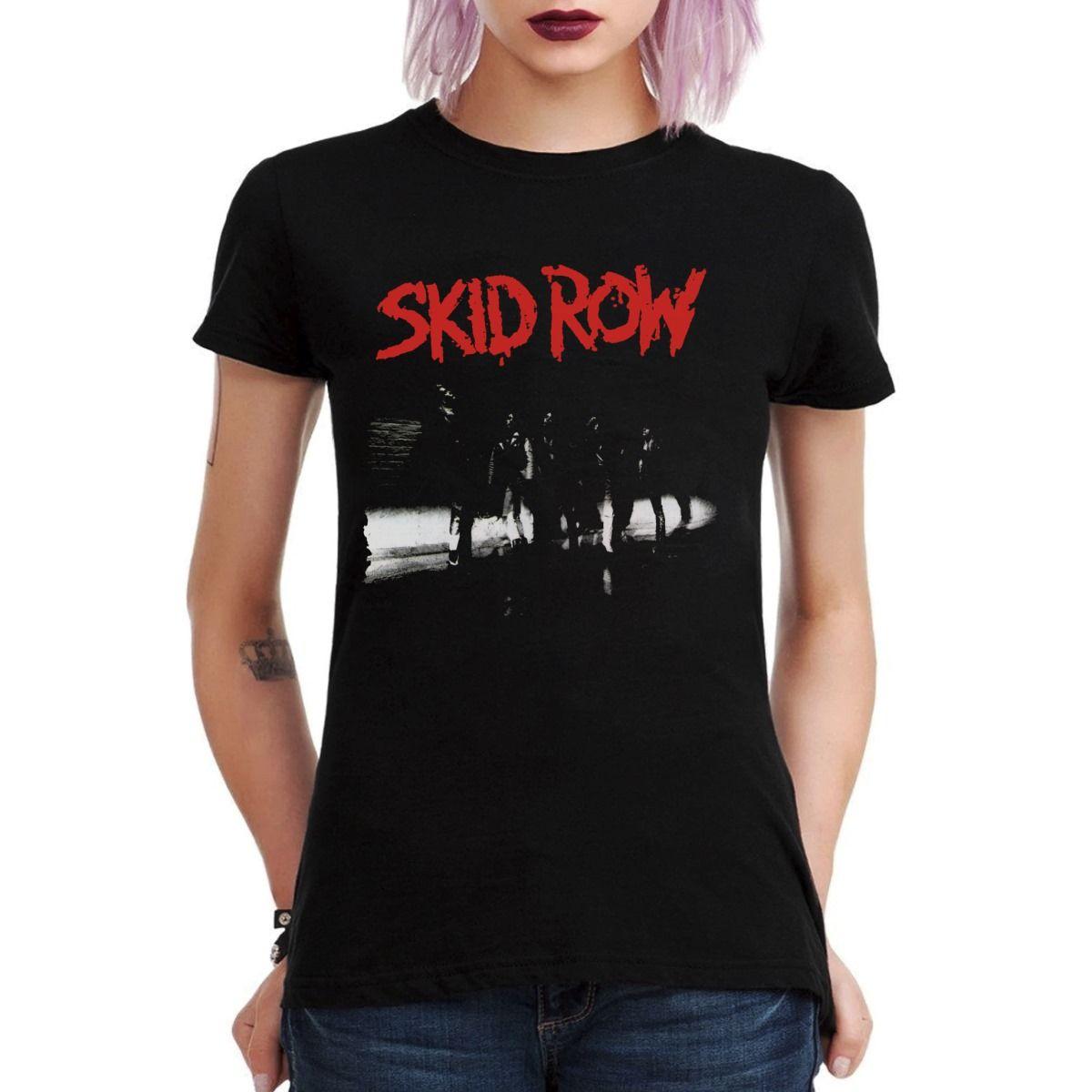SKID ROW ALBUM POLERA MUJER-2