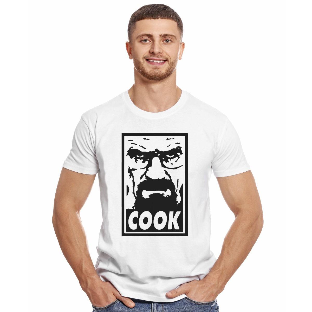 BREAKING BAD COOK STENCIL POLERA MANGA CORTA HOMBRE-2