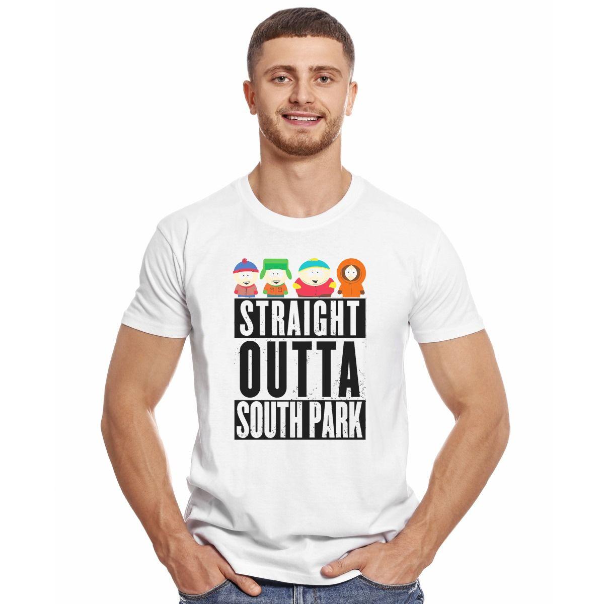 STRAIGHT OUTTA SOUTH PARK POLERA MANGA CORTA HOMBRE-2