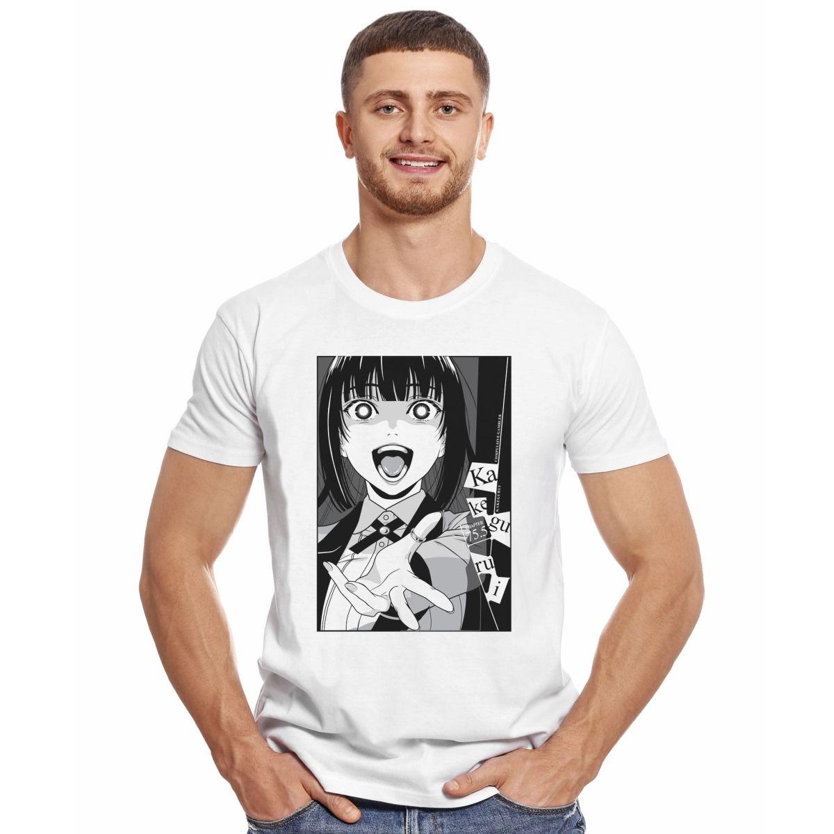 KAKEGURUI CHAPTER 75 YUMEKO JABAMI POLERA MANGA CORTA HOMBRE-2