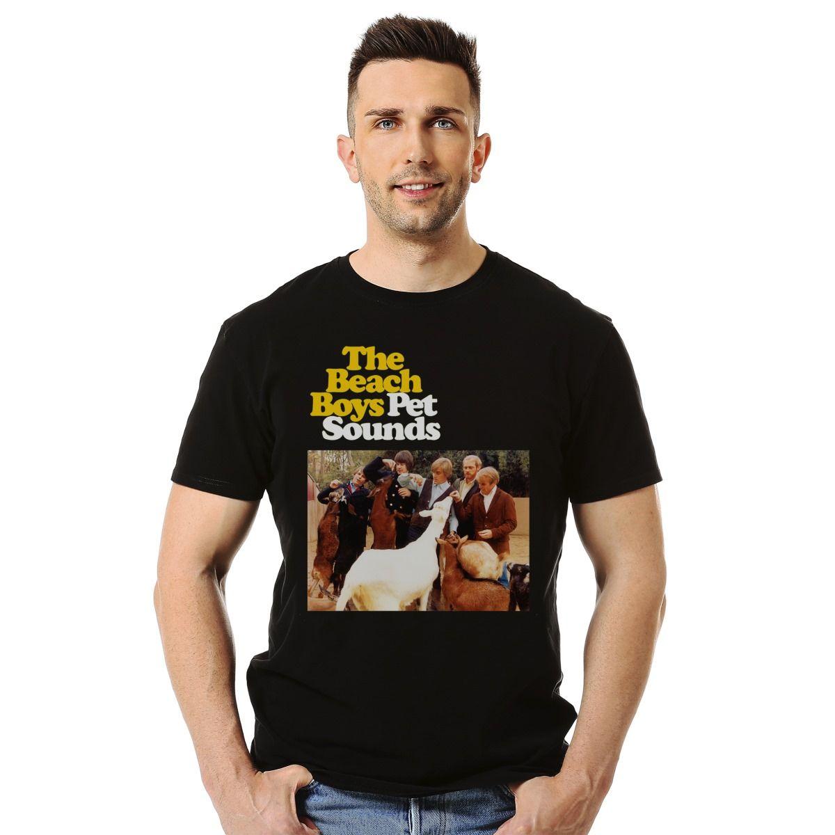 THE BEACH BOYS PET SOUNDS POLERA MANGA CORTA HOMBRE-2