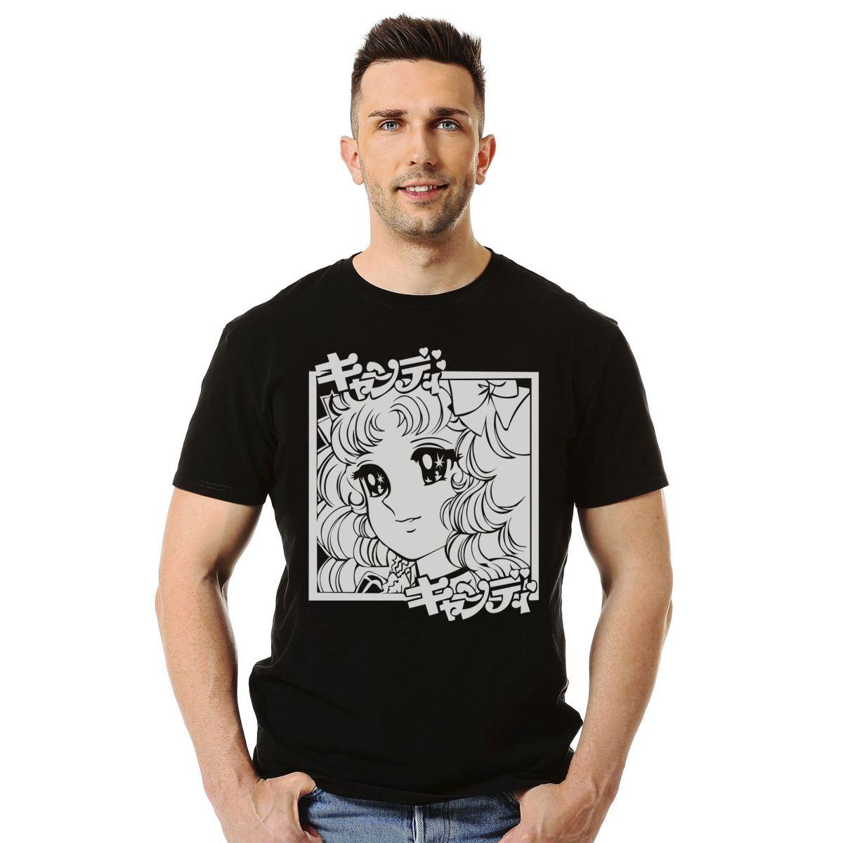 CANDY CARA STENCIL BLANCO POLERA MANGA CORTA HOMBRE-2