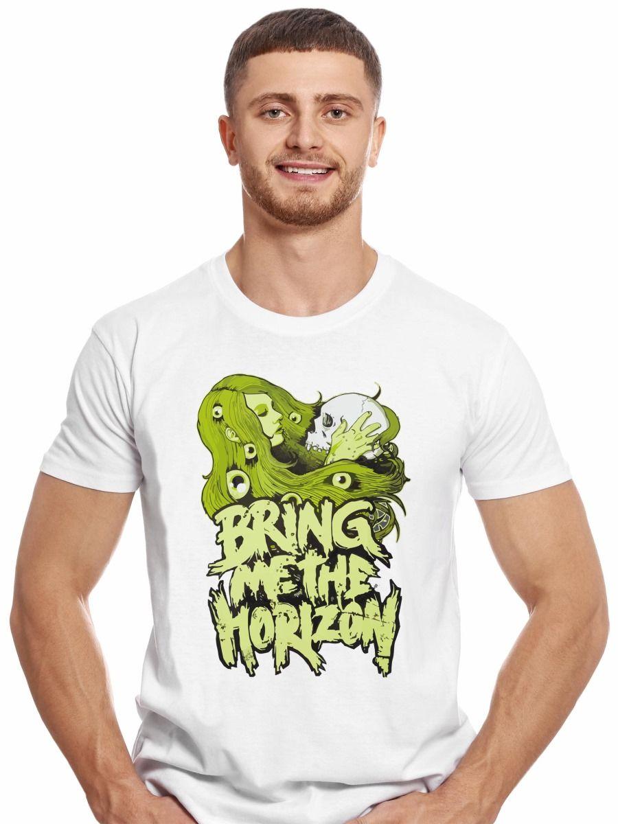 BRING ME THE HORIZON GIRL SKULL POLERA MANGA CORTA HOMBRE-0