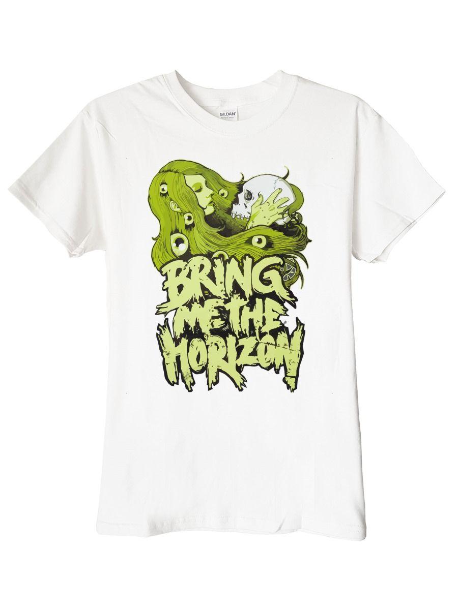 BRING ME THE HORIZON GIRL SKULL POLERA MANGA CORTA HOMBRE-1