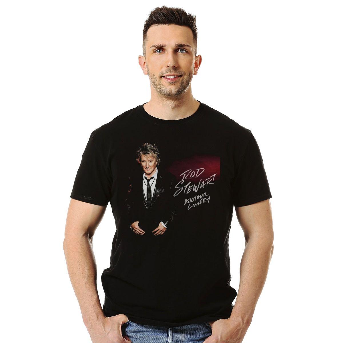 ROD STEWART ANOTHER COUNTRY POLERA MANGA CORTA HOMBRE-2
