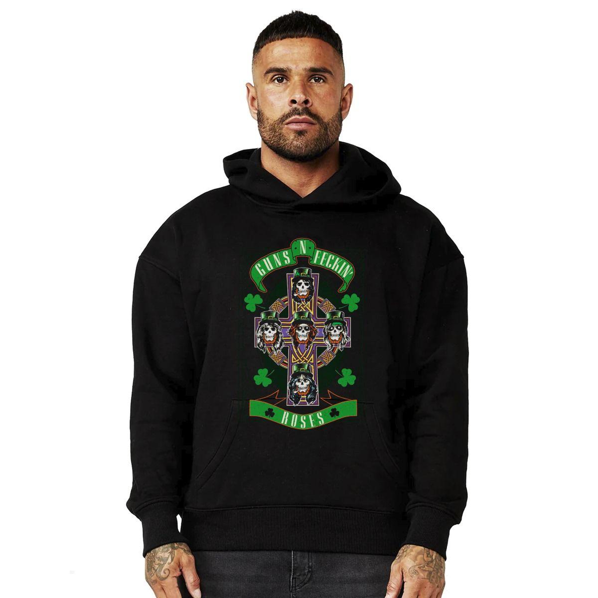 GUNS N ROSES GUNS AND FECKIN ROSES POLERON CANGURO-0