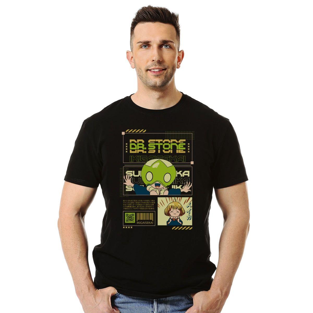 DR STONE IKIGAISEKAI POLERA MANGA CORTA HOMBRE-2