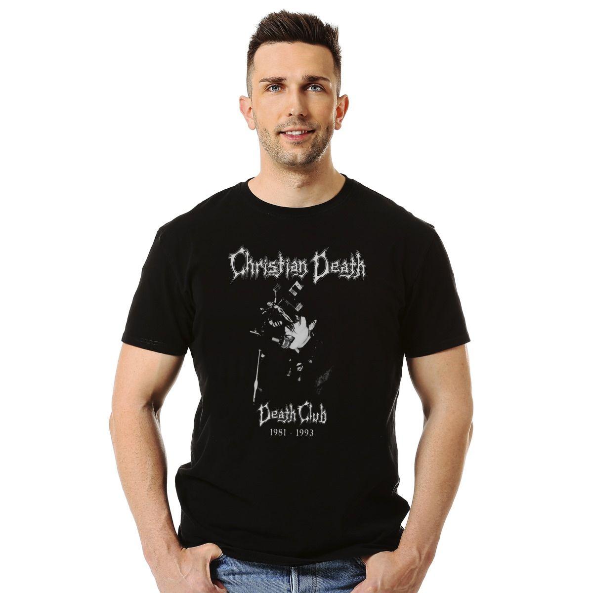 CHRISTIAN DEATH DEATH CLUB POLERA MANGA CORTA HOMBRE-2
