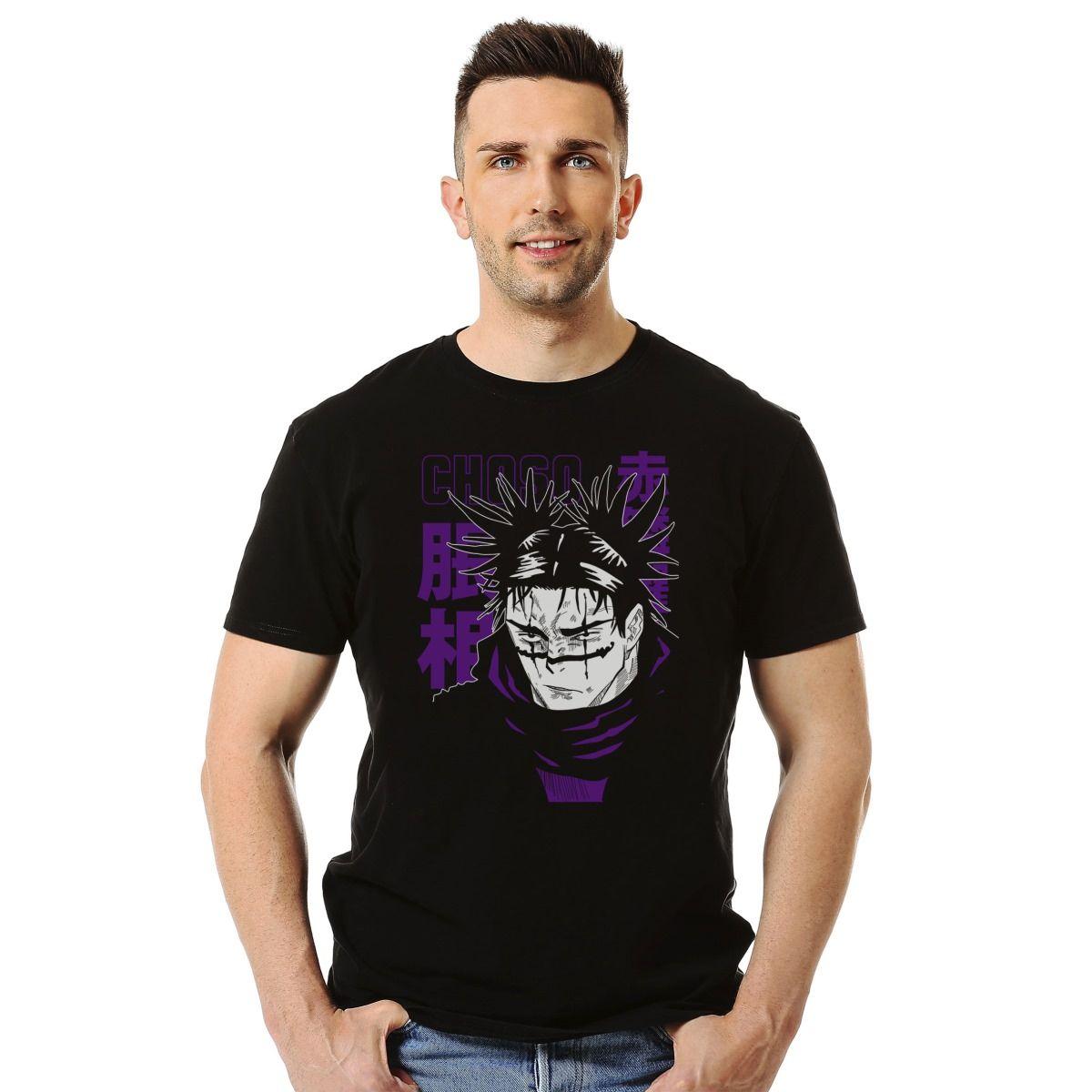 JUJUTSU KAISEN CHOSO PREOCUPADO POLERA MANGA CORTA HOMBRE-2
