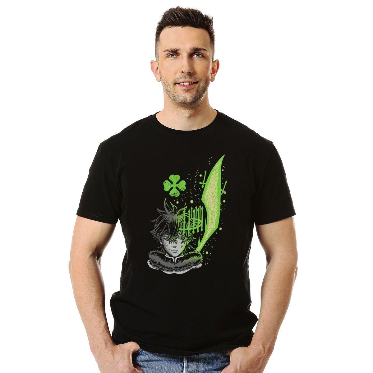 BLACK CLOVER ART COMIC POSTER POLERA MANGA CORTA HOMBRE-2