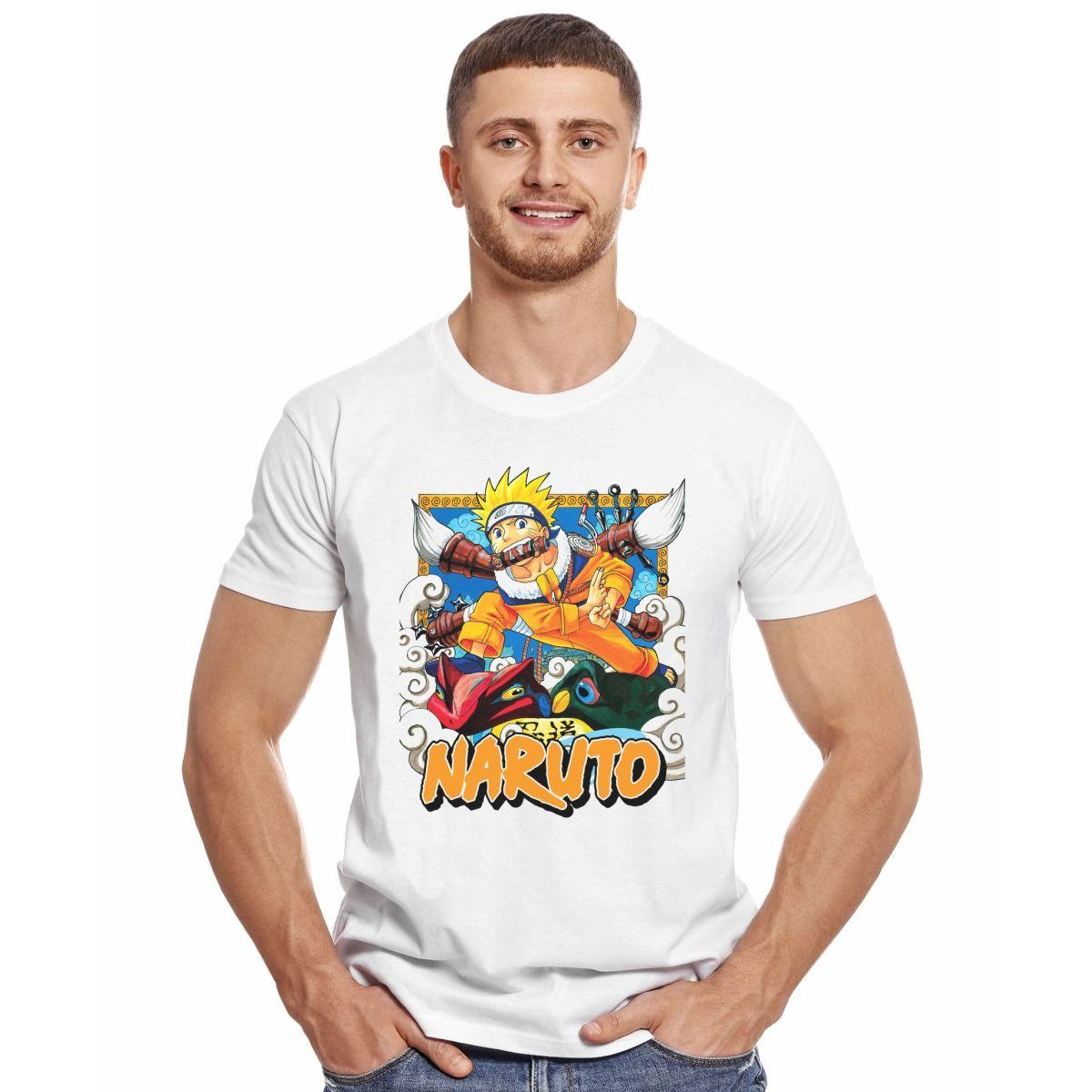 NARUTO POSTER POLERA MANGA CORTA HOMBRE-2