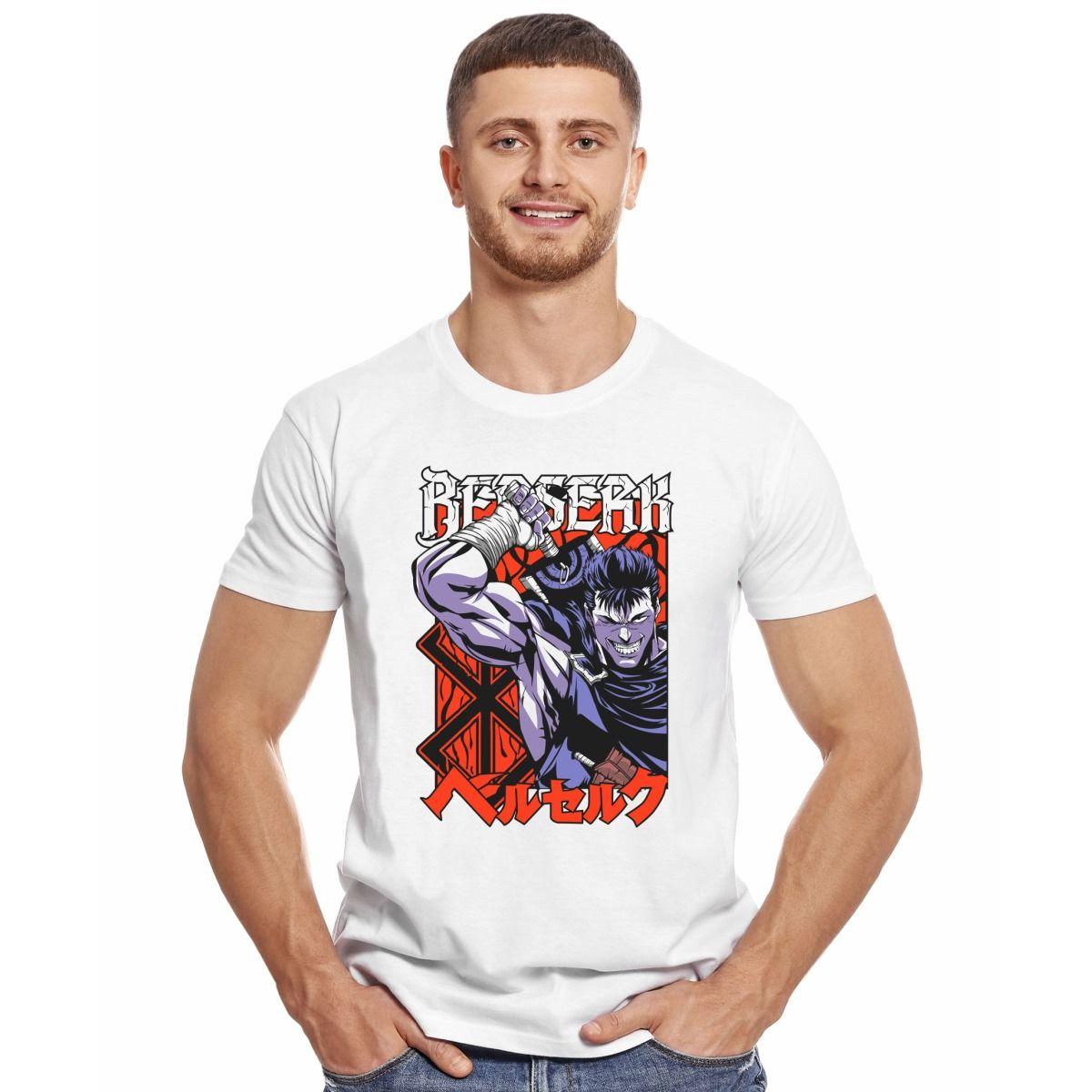 BERSERK GUTS ESPADA POLERA MANGA CORTA HOMBRE-2
