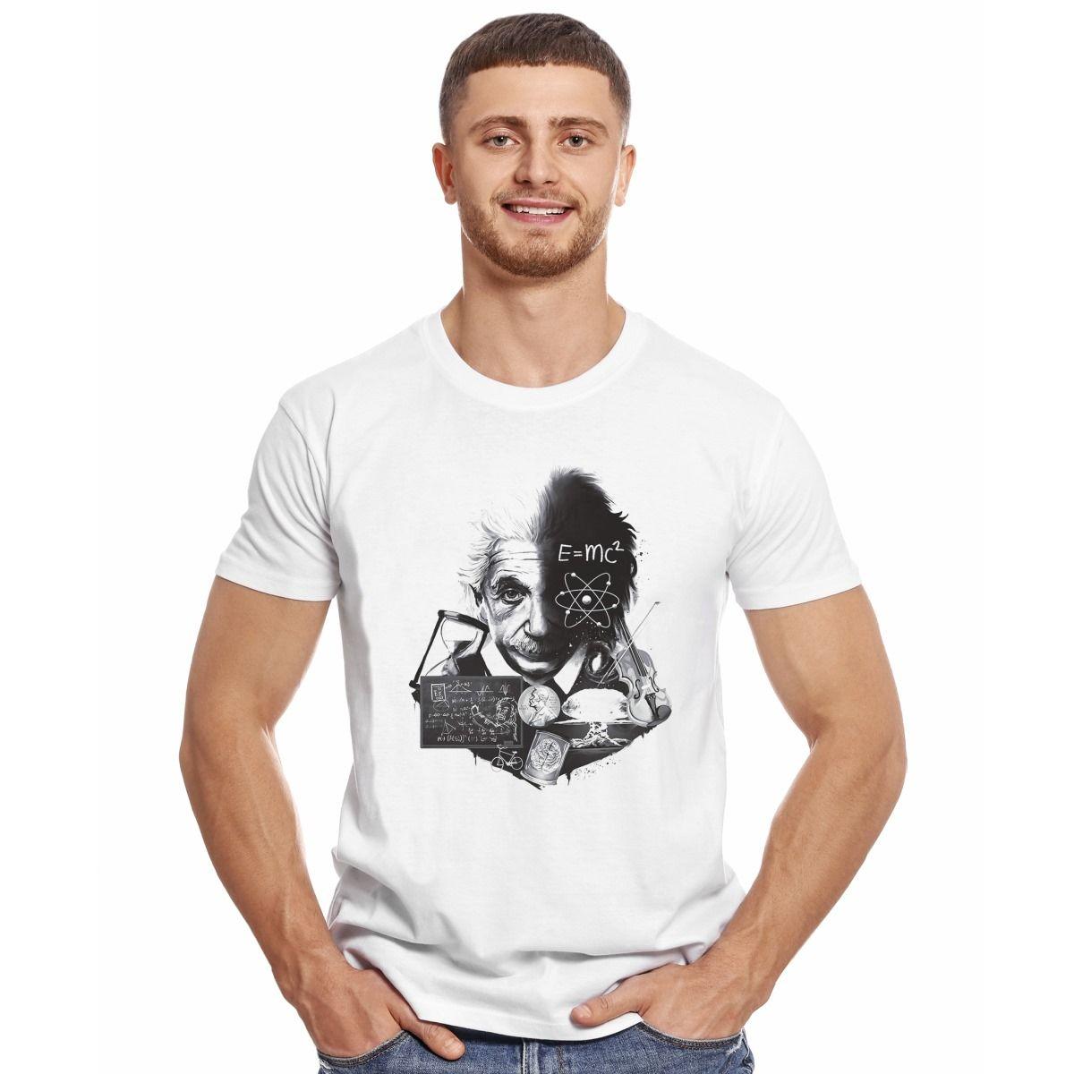 ALBERT EINSTEIN ART POLERA MANGA CORTA HOMBRE-2