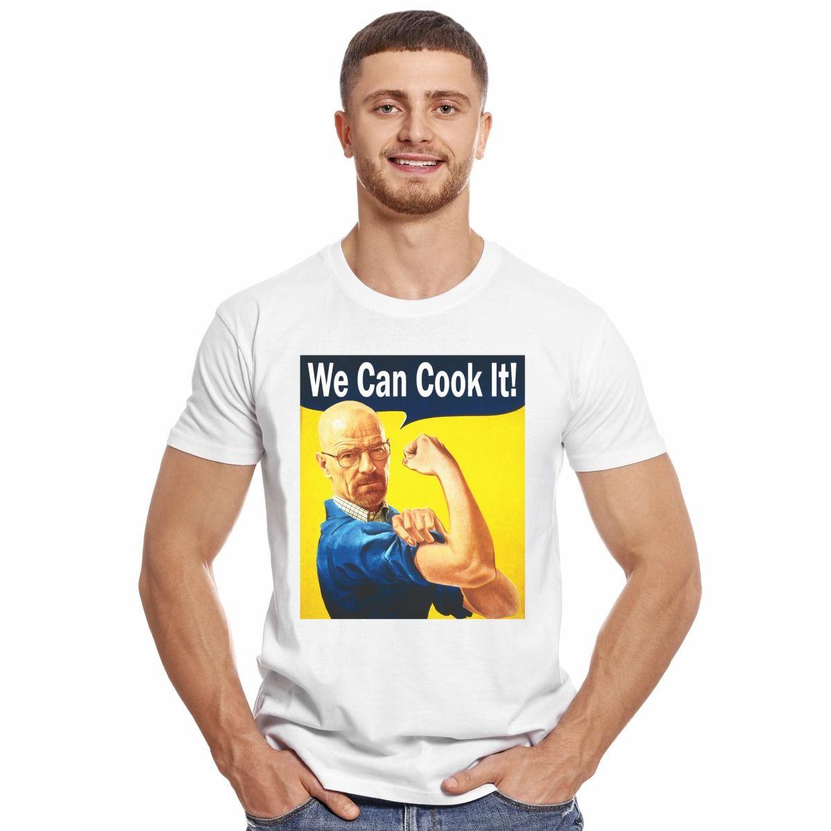 BREAKING BAD WE CAN COOK IT POLERA MANGA CORTA HOMBRE-2