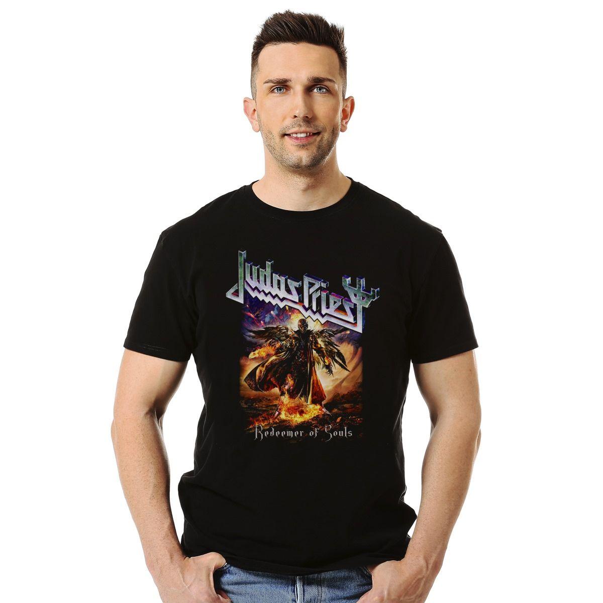 JUDAS PRIEST REDEEMER OF SOULS POLERA MANGA CORTA HOMBRE-2