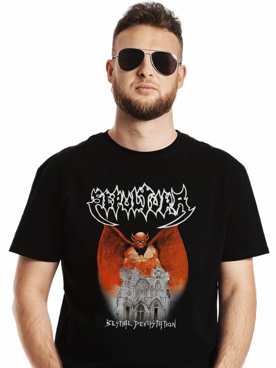 Polera Sepultura Bestial Devastation-0