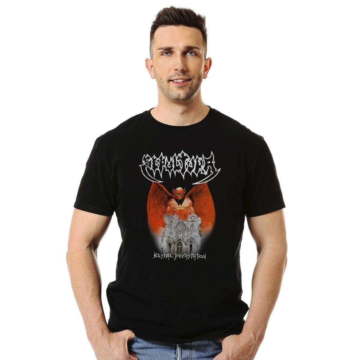 Polera Sepultura Bestial Devastation-1