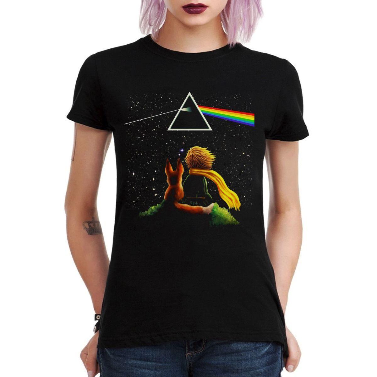 PINK FLOYD PRINCIPITO ESTRELLAS POLERA MUJER-2