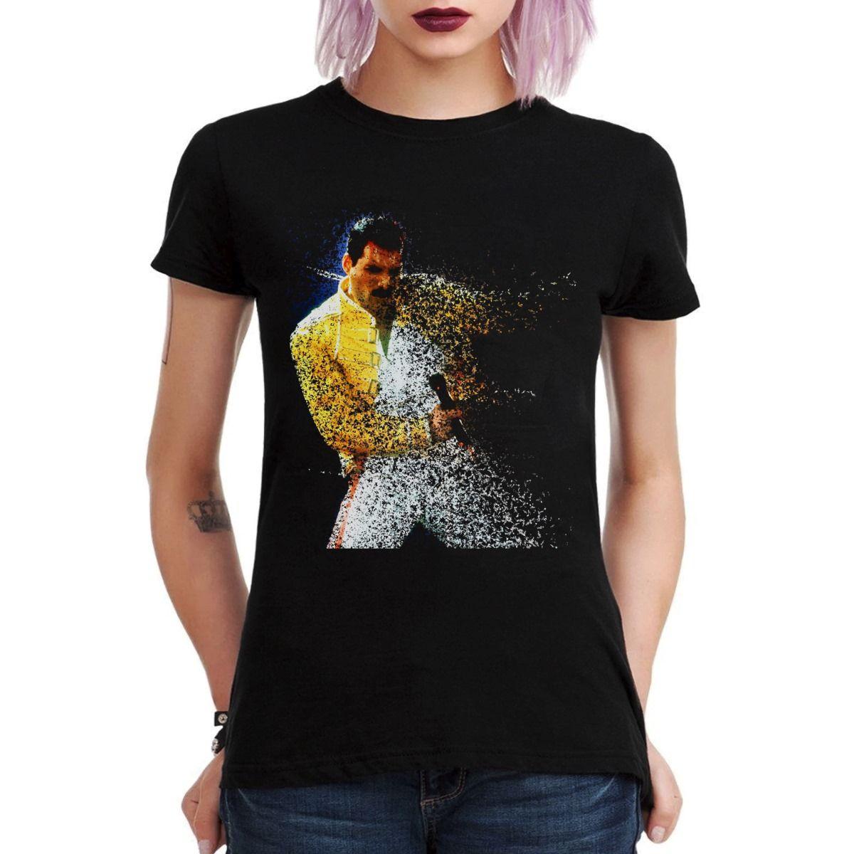 QUEEN FREDDIE MERCURY FADE OUT POLERA MUJER-2