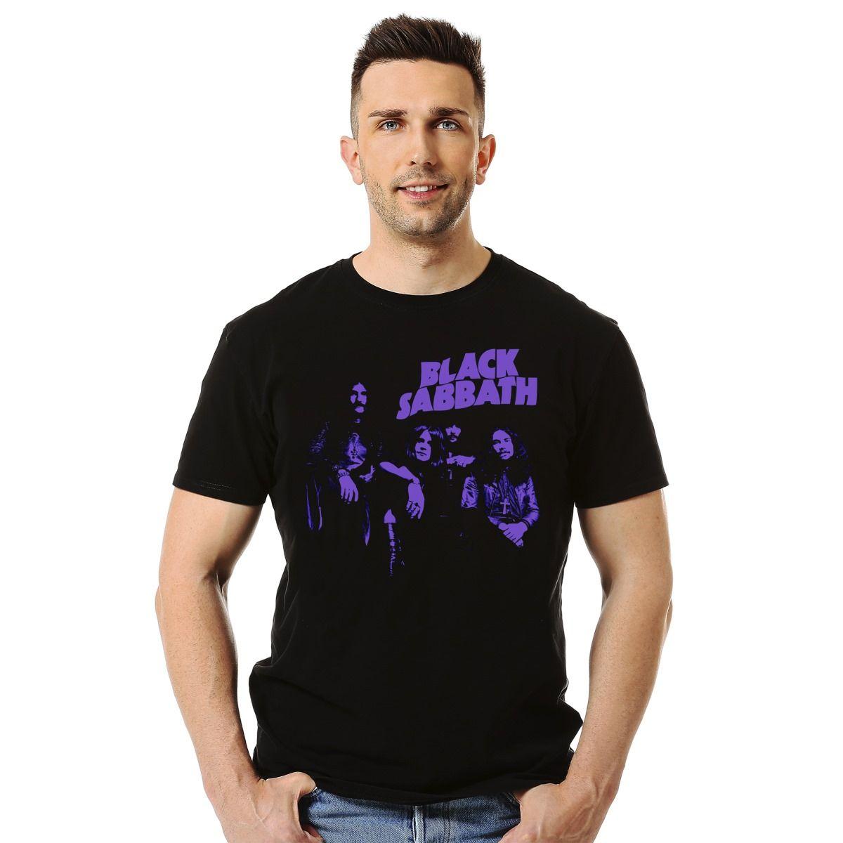 Polera Black Sabbath Foto Purpura Metal-2