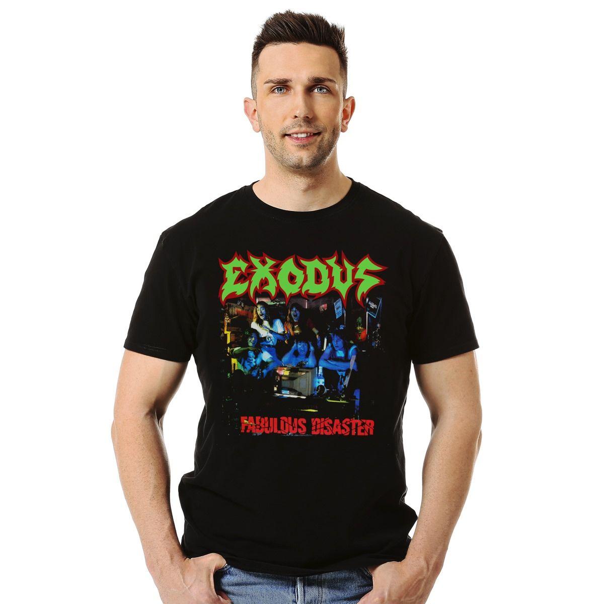 EXODUS FABULOUS DISASTER POLERA MANGA CORTA HOMBRE-2