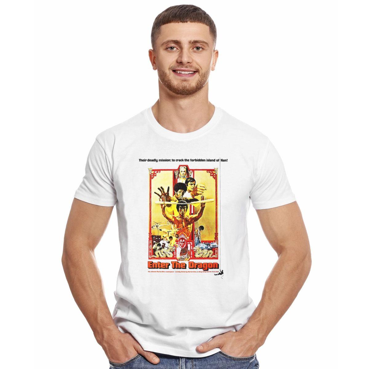 BRUCE LEE ENTER THE DRAGON POLERA MANGA CORTA HOMBRE-2
