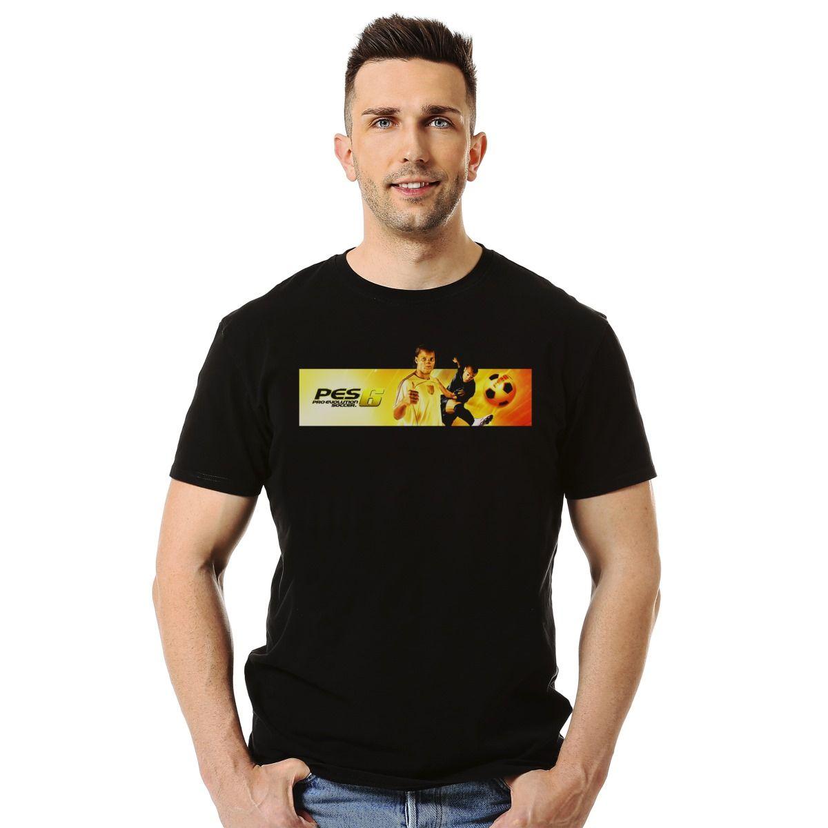 PES 6 PRO EVOLUTION SOCCER POLERA MANGA CORTA HOMBRE-2