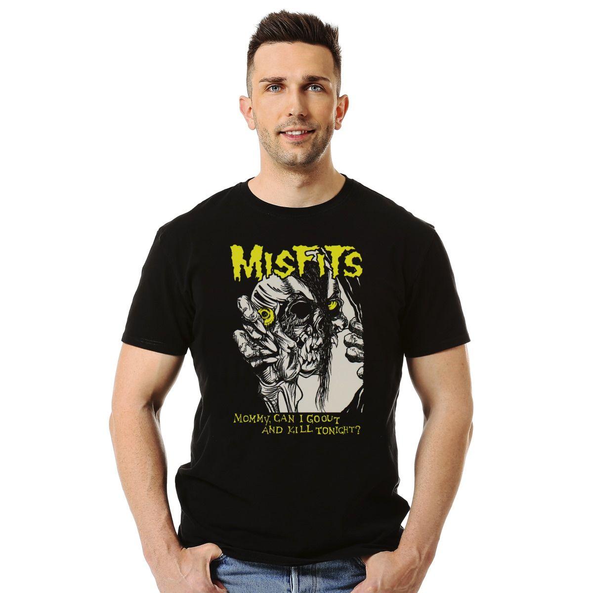 MISFITS MOMMY CAN I GO PUT AND KILL TONIGHT POLERA MANGA CORTA HOMBRE-2