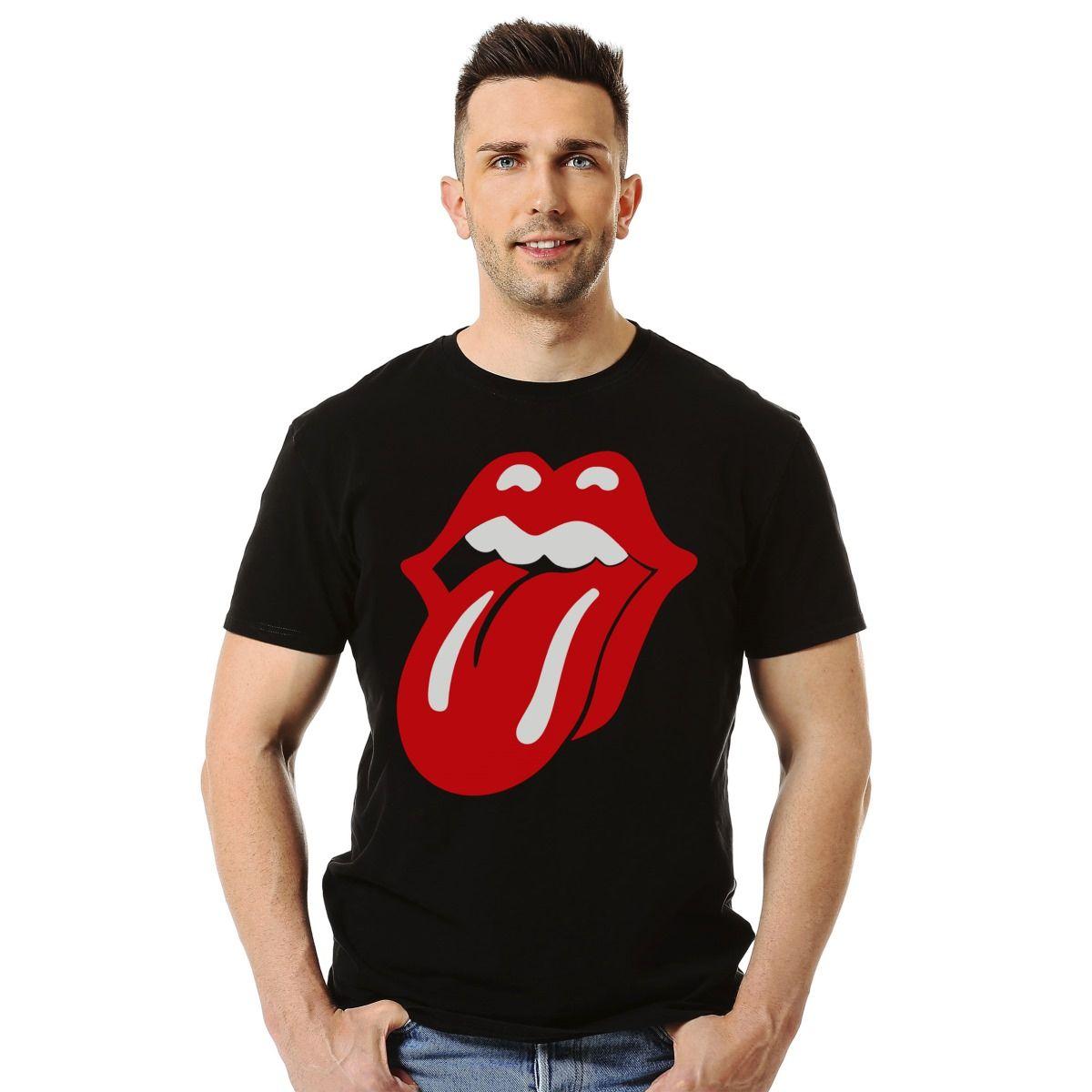 Polera The Rolling Stones Tongue No Logo Rock-2