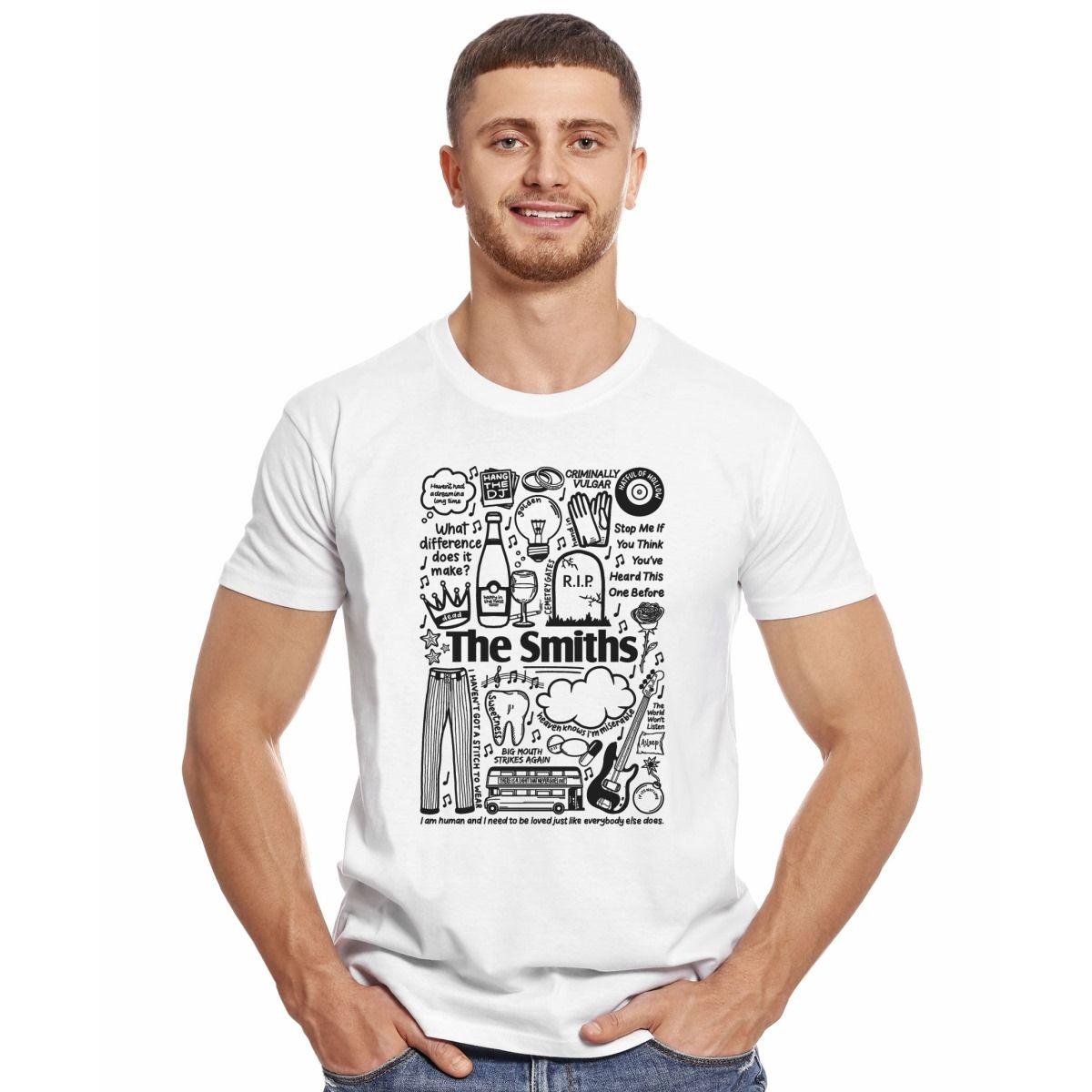 THE SMITHS BAND SONGS POLERA MANGA CORTA HOMBRE-2