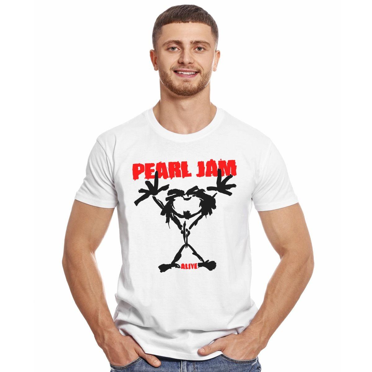 PEARL JAM ALIVE POLERA MANGA CORTA HOMBRE-2