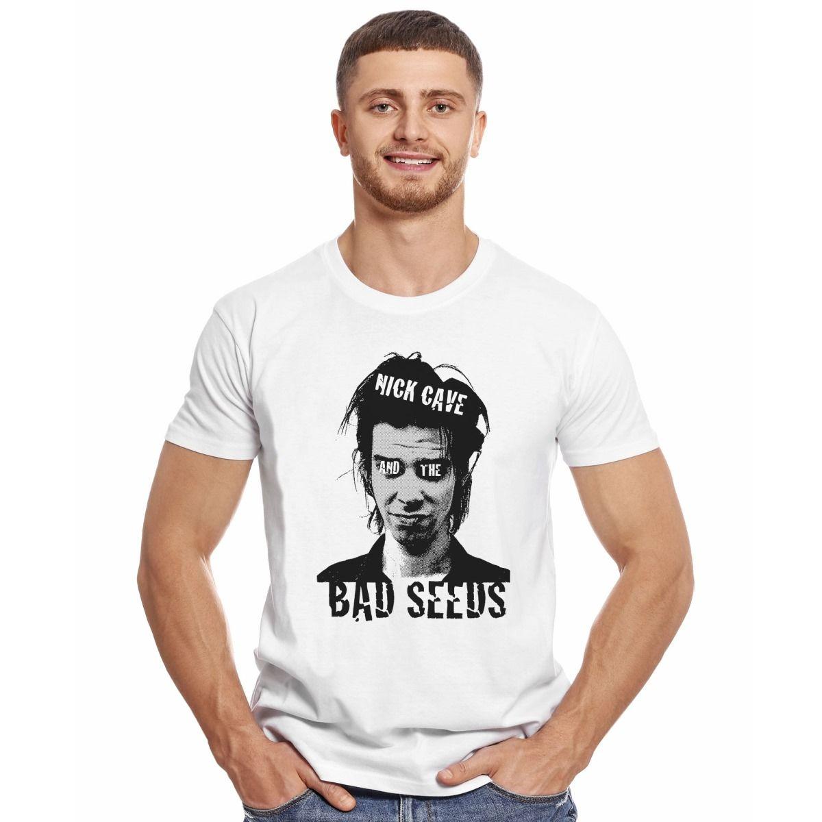 NICK CAVE AND THE BAD SEEDS FACE POLERA MANGA CORTA HOMBRE-2