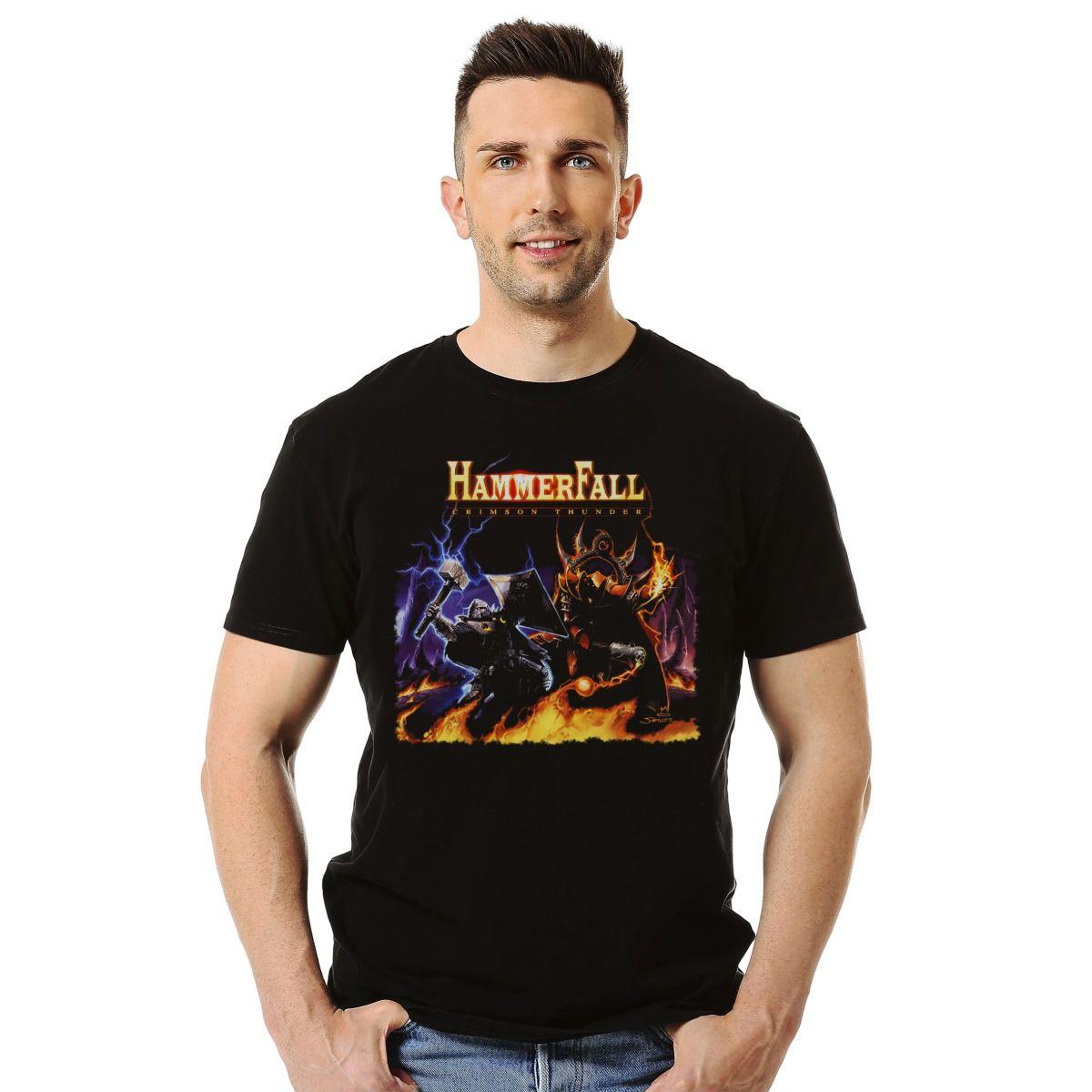 HAMMERFALL CRIMSON THUNDER POLERA MANGA CORTA HOMBRE-2