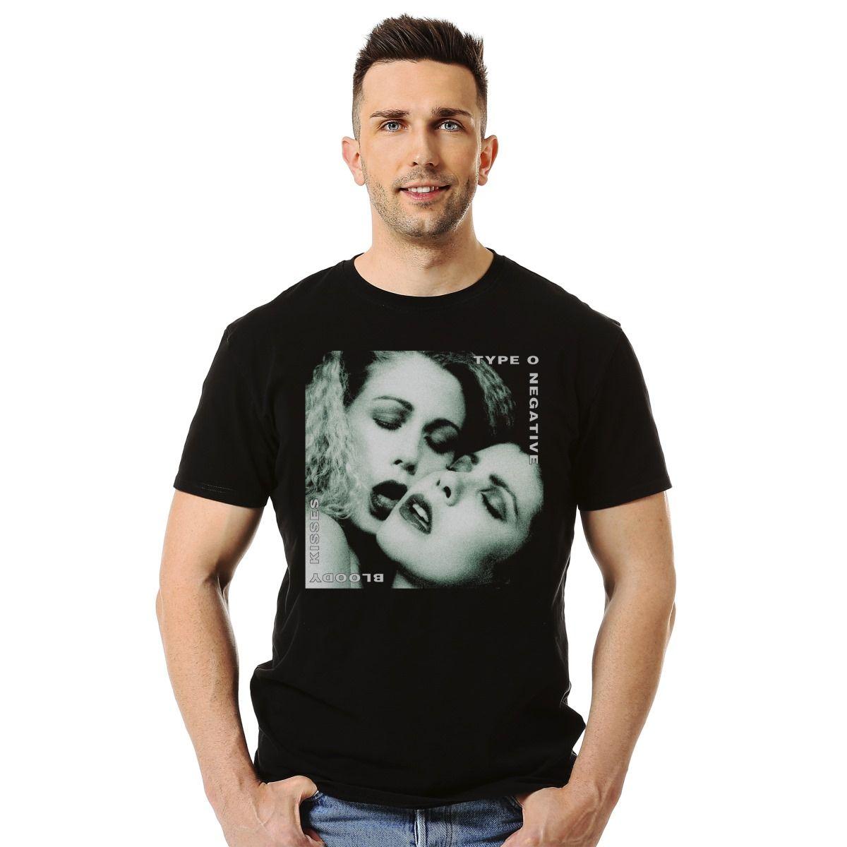 TYPE O NEGATIVE BLOODY KISSES POLERA MANGA CORTA HOMBRE-2