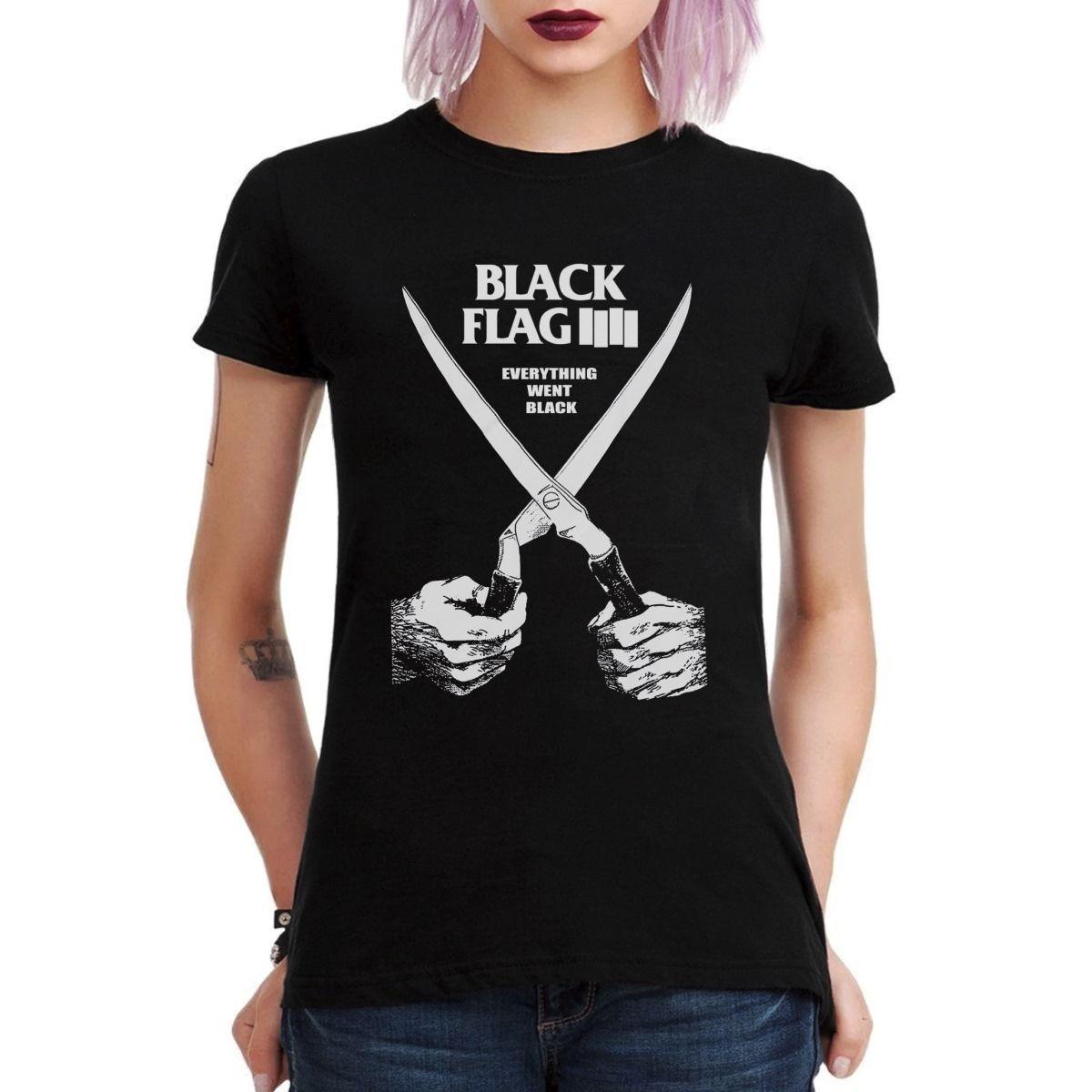 BLACK FLAG EVERYTHING WENT BLACK POLERA MUJER-2