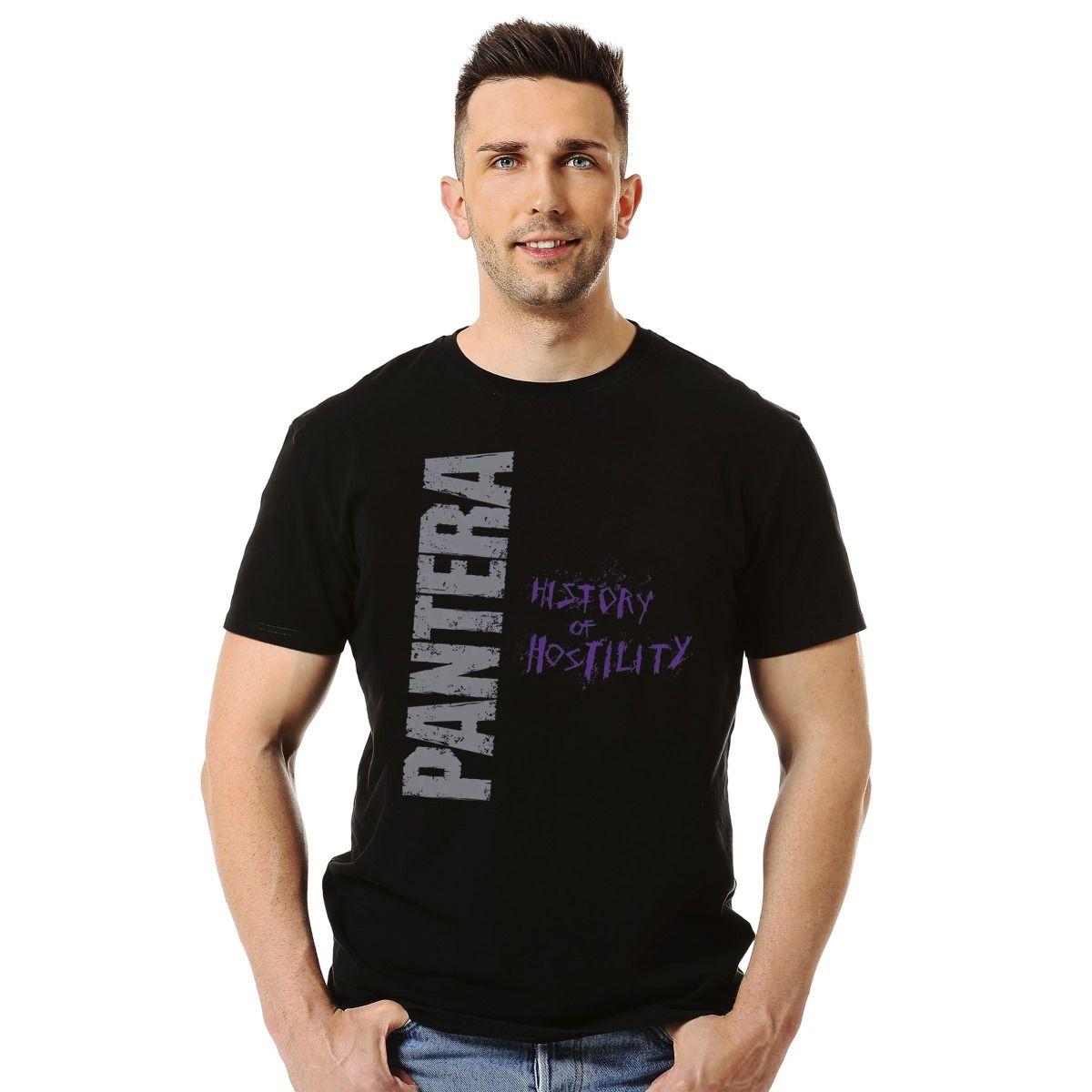 PANTERA HISTORY OF HOSTILITY POLERA MANGA CORTA HOMBRE-2