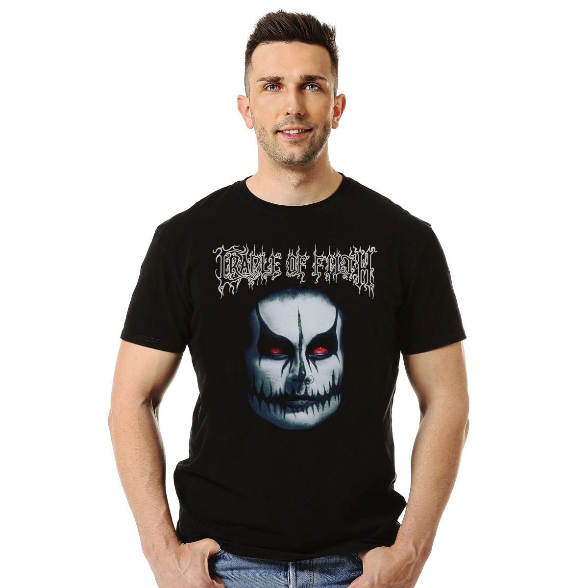 CRADLE OF FILTH DANI FILTH FACE POLERA MANGA CORTA HOMBRE-2