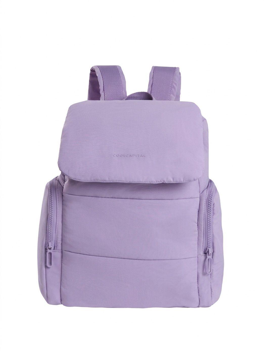 Mochila Cool Capital ONNA 15 Urbana Resistente Lila-0