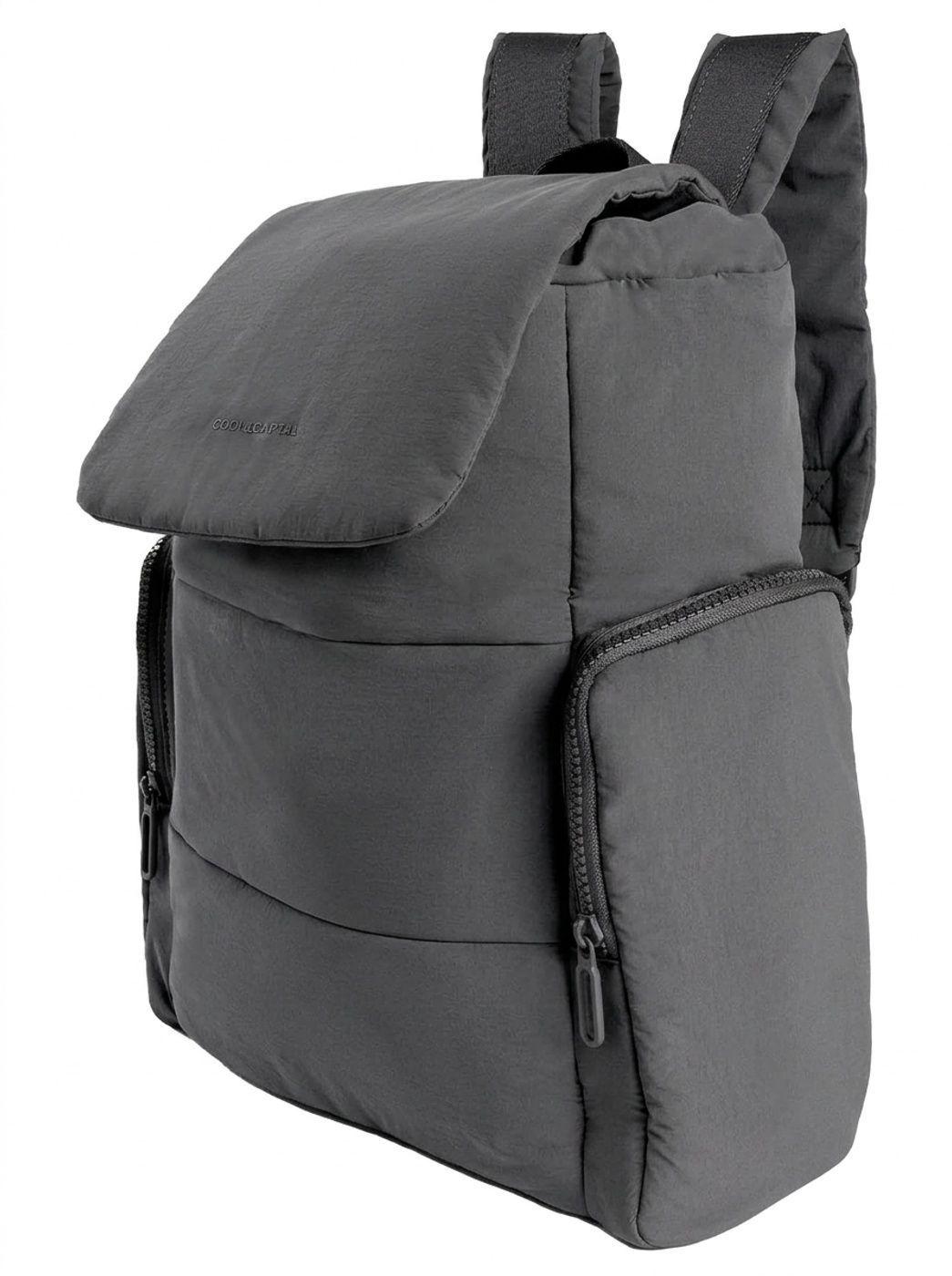 Mochila Cool Capital ONNA 15 Gris Urbana Para Uso Diario-2