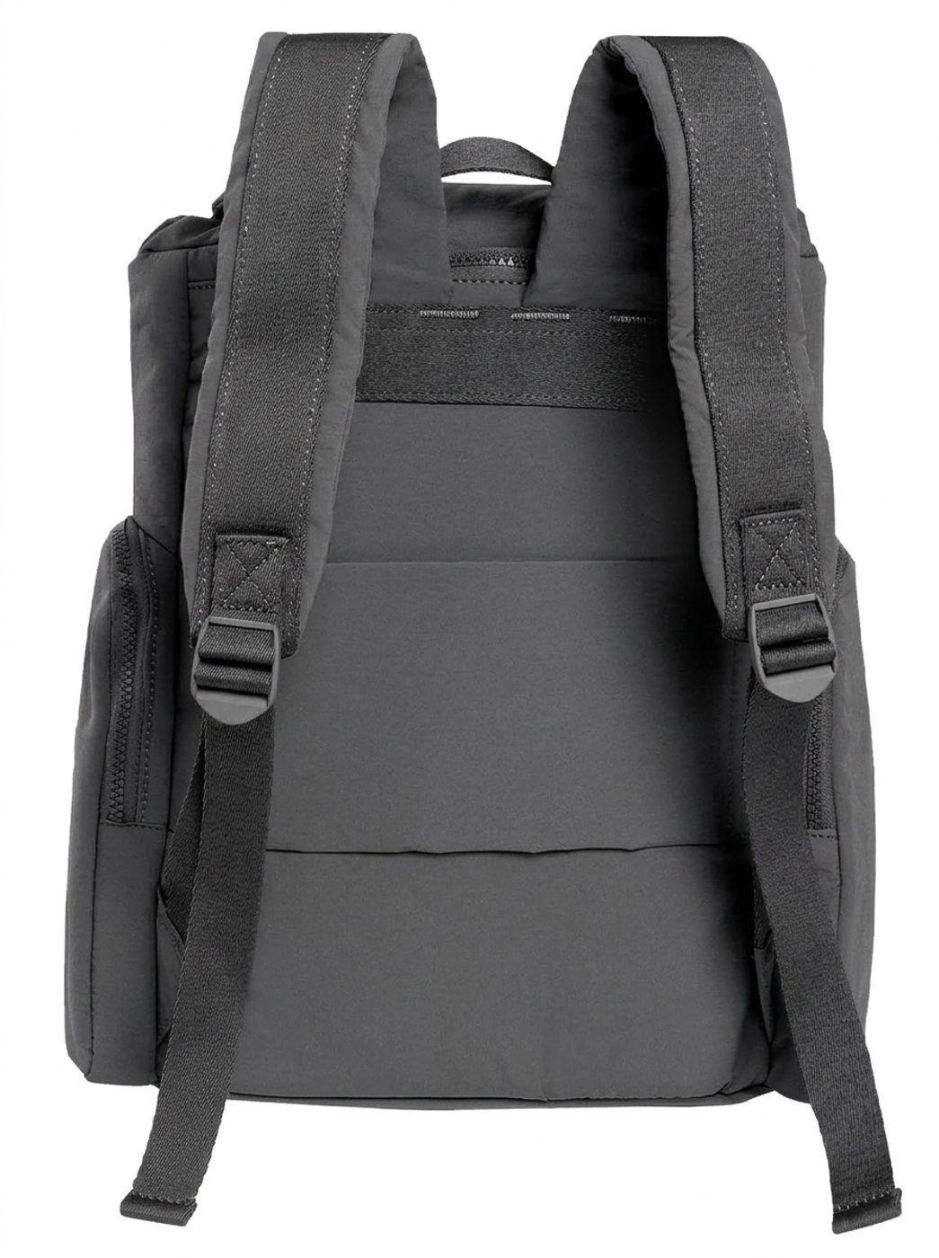Mochila Cool Capital ONNA 15 Gris Urbana Para Uso Diario-4