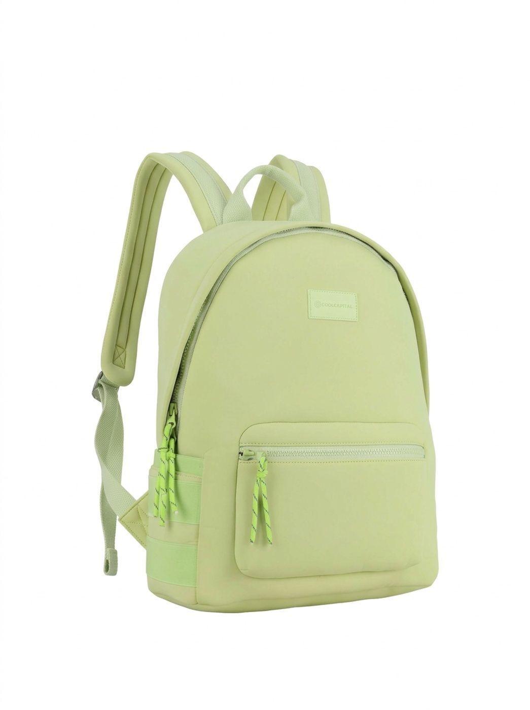Mochila Cool Capital SLAY 14 Verde Urbana Diario-2