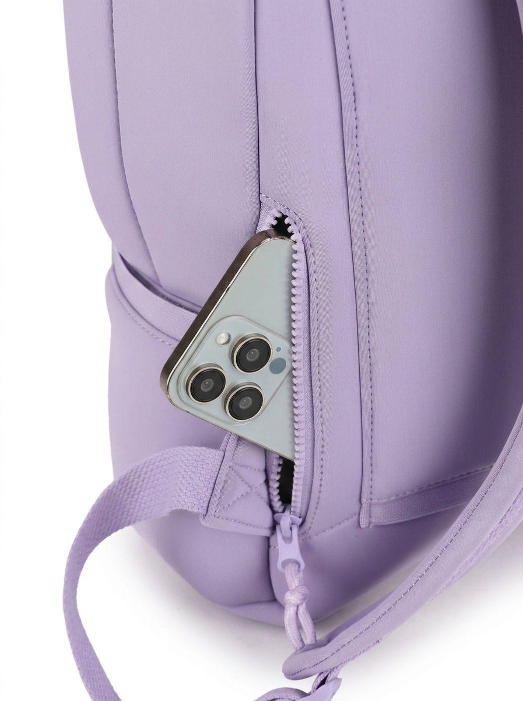 Mochila Cool Capital SLAY 14 Lila Urbana Para Uso Diario-4