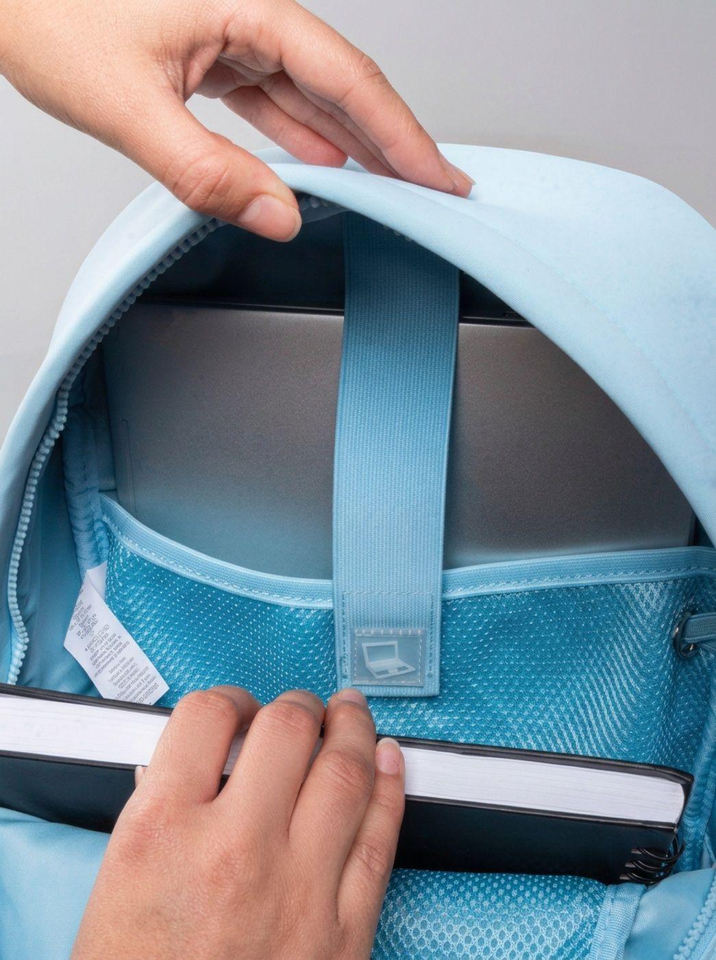 Mochila Cool Capital SLAY 14 Celeste Urbana Para Uso Diario-4