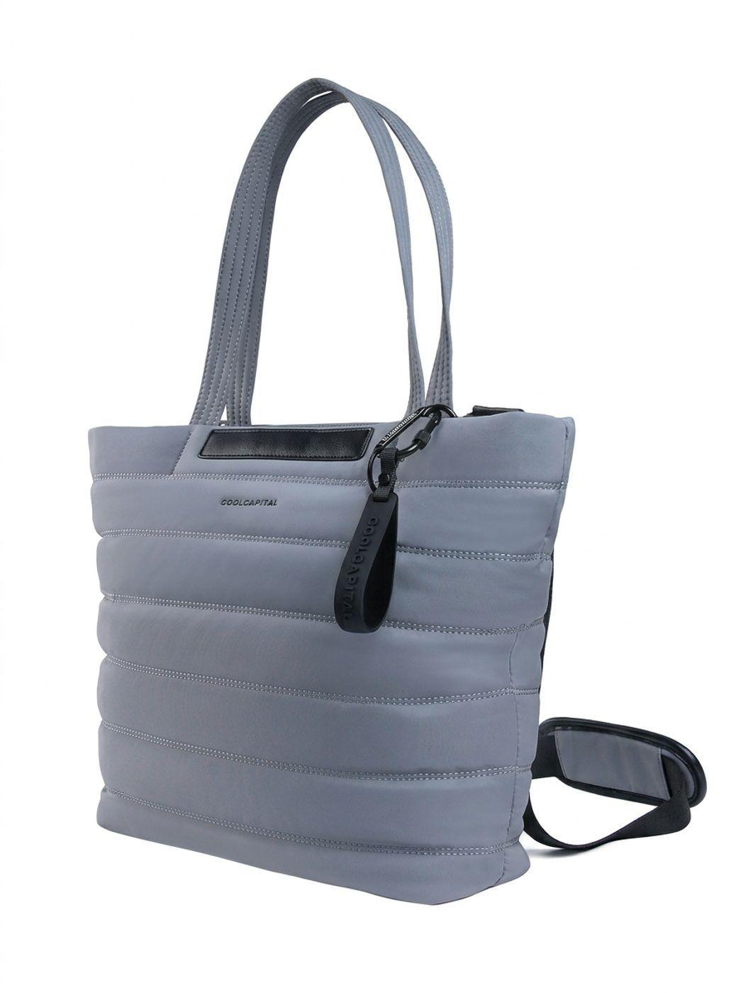 Bolso Cool Capital SORA 13 Gris Tote Urbano Uso Diario-3