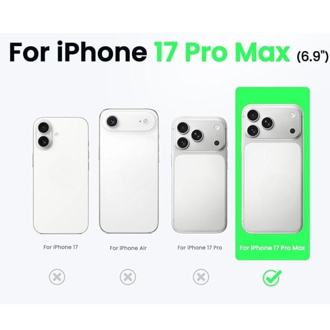 Carcasa Transparente Antigolpes para iPhone 17 Pro Max -1